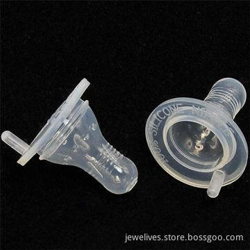 Anti-colic silicone baby teats